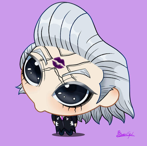 Chibi cute Full body full rendering (Simple background)